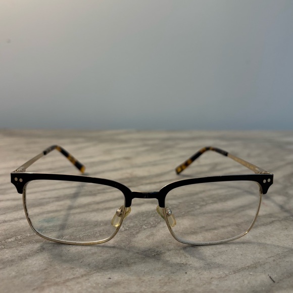 Ted Baker B355 eyeglasses 53 19 145 black goldtortoise look arms unisex fit